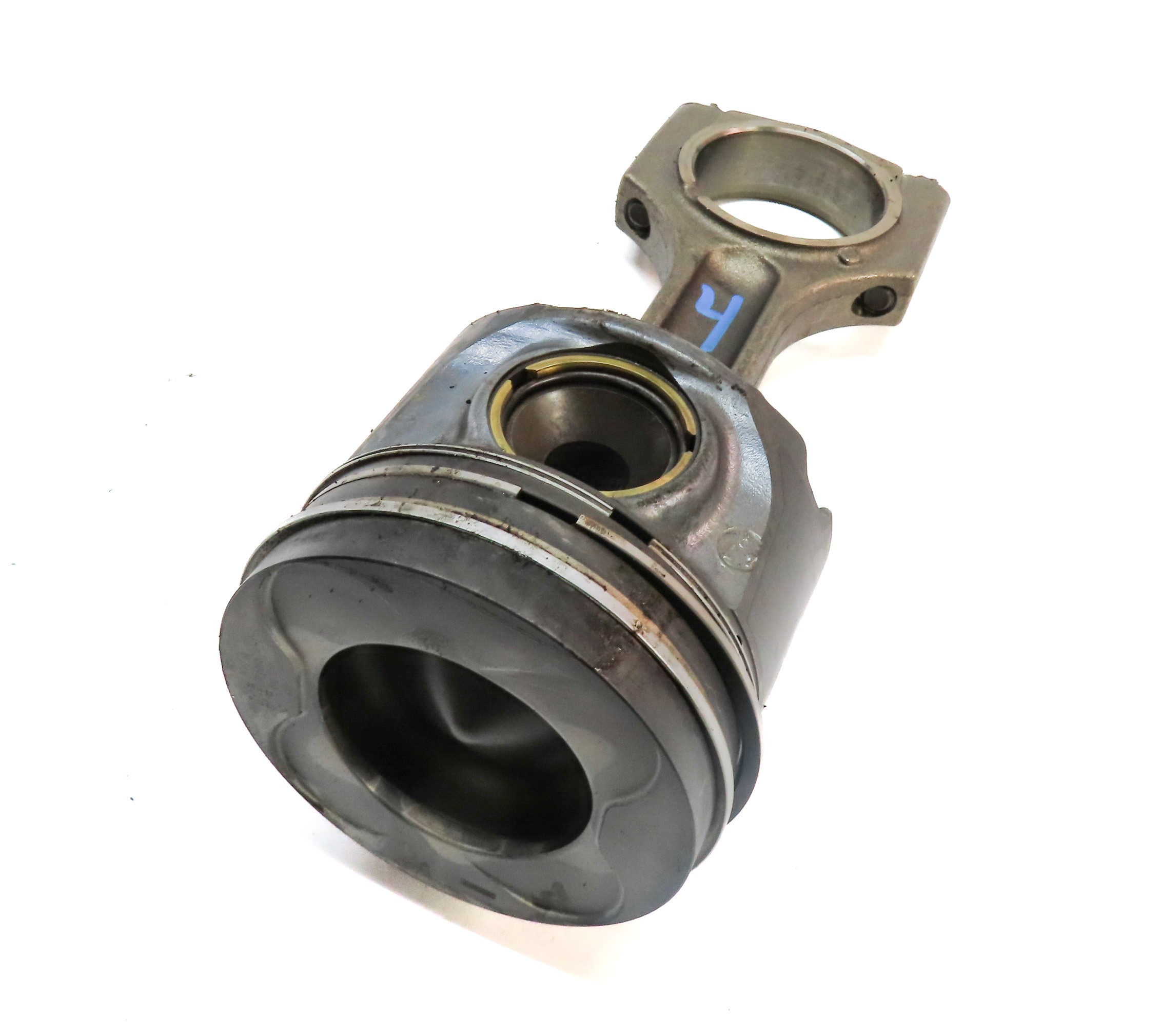 07-13 BMW 1 3 5 X3 X5 Z4 (E60 E70 E85 E89 E90 F10) 3.0L N52 ENGINE PISTON & ROD — exact item pictured